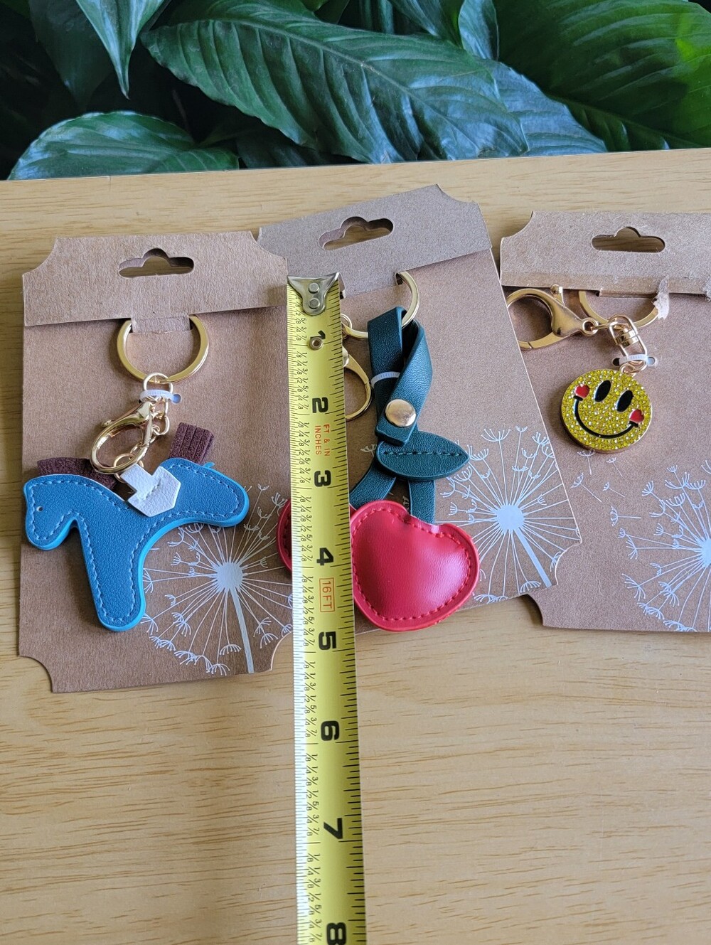 CBOCS Keychain Bundle with Blue Horse, Cherries , and Smiley Face - Picture 6 of 6
